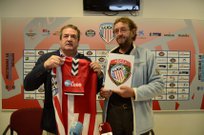 Firma de un convenio de colaboración entre la Apehl y el Club Deportivo Lugo