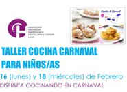 La Apehl convoca un nuevo taller de cocina infantil para el Carnaval