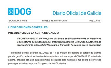 Los locales de ocio nocturno no podrán abrir en Galicia durante la Fase 3