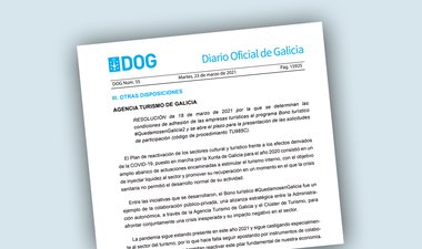 Adhesión de las empresas al bono Quedamos en Galicia 2