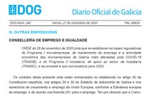 Ayudas a microempresas afectadas por la covid-19 y al sector de la hostelería