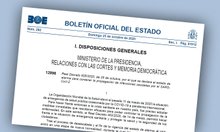 Publicada en el BOE la declaración del estado de alarma