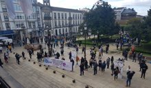 La hostelería de Lugo se manifiesta para visibilizar su grave situación y exigir ayudas a las administraciones
