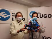 Eduardo Iglesias llevará ...E para comer, Lugo en su casco del Dakar 