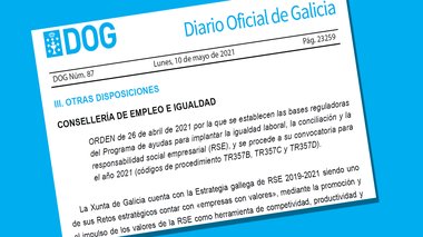 Convocatoria de ayudas para implantar la igualdad laboral, la conciliación y la responsabilidad social empresarial en Galicia