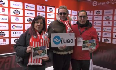 Presentes en la visita de Jose Rodríguez al Anxo Carro
