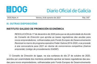 IG107-AYUDAS GALICIA EMPRENDE 2021