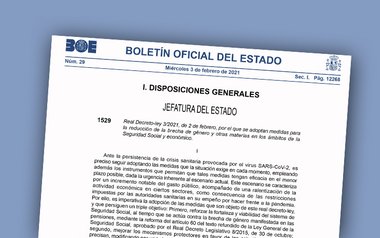 Publicadas nuevas medidas para paliar los efectos económicos de la covid-19