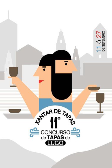  Mañana de premios en el Ayuntamiento de Lugo entre los participantes en el XI Concurso de Tapas