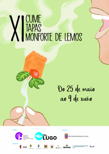 Lucía Rodríguez, madrina del XI Cume Tapas de Monforte