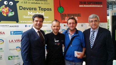 Cheché Real asistió a la presentación del Día Mundial de la Tapa