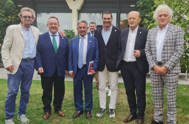 Cheché Real and other members of Hostelería de España meet in Santander 
